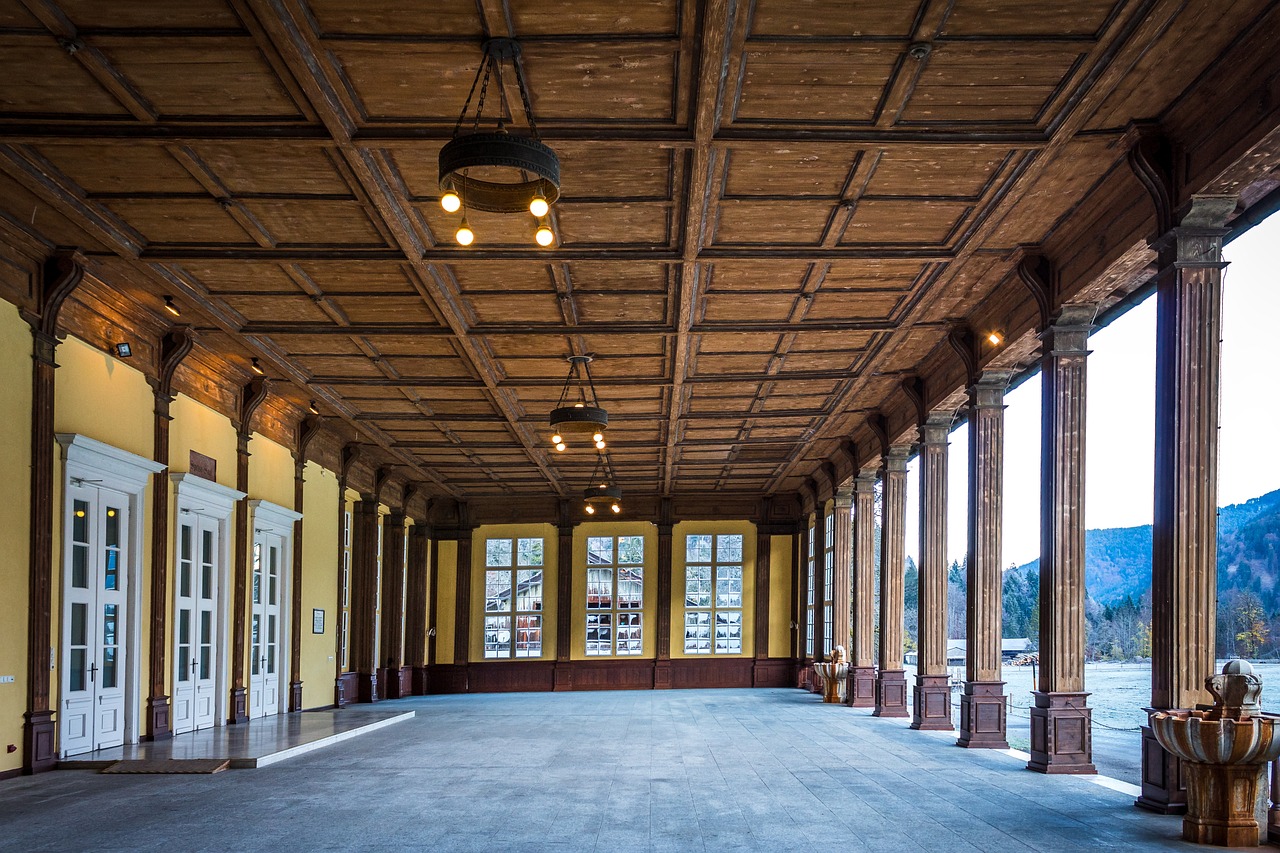 wildbad kreuth, the sanatorium operation, healing climate, spa, wittelsbacher, helene in bavaria, dining room, hall, wooden ceiling, hanns seidel foundation, blue mountains, sulfur source, dining room, dining room, dining room, dining room, dining room, wooden ceiling, wooden ceiling, wooden ceiling