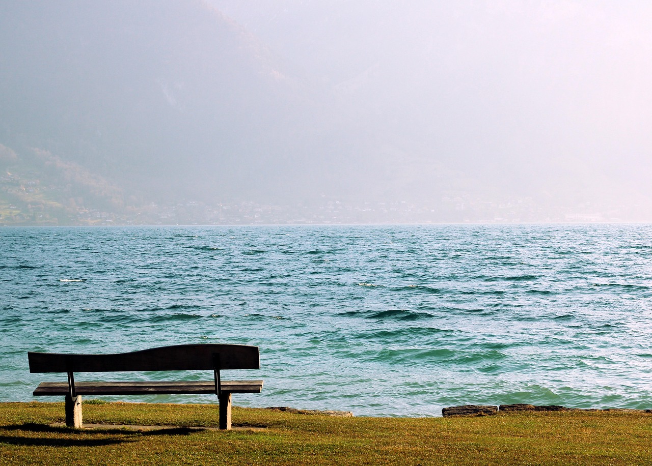 wooden bench, seat, sea, ocean, water, delay, calm, landscape, outdoors, nature, relaxation, deceleration, hd background, sea, delay, calm, calm, calm, calm, calm